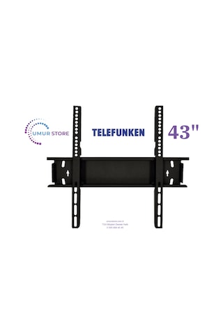 Telefunken 43tf8580a Full Hd 43" 109 Ekran Uydu Alıcılı Android 42 , 43 , 49 , 50 Uyumlu Lcd Led Tv Sabit Duvar Askı Aparatı