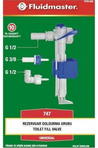 Prestij Gömme Rezervuar Flatörü VitrA Serel Fluidmaster Diğer