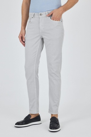 İmza Taş Rengi Pamuklu 5 Cep Casual Slim Fit 5 Cep Pantolon 1003250318 Taş