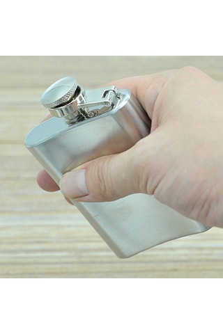 Sones 100ml Cep Şişesi Açık Hava Sporları Düz Likör Matarası Kamp Ultra Hafif Taşınabilir Aşınmaya Dayanıklı Şarap Kavanozu