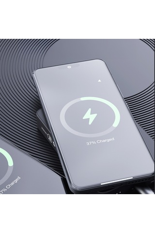 Lenyes P32 M-safe Şarj Özellikli Aramid Fiber Powerbank 15w 5000mah Siyah Siyah