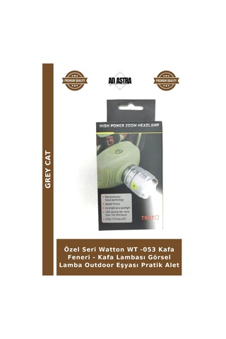 Özel Seri Watton Wt -053 Kafa Feneri - Kafa Lambası Görsel Lamba Outdoor Eşyası Pratik Alet