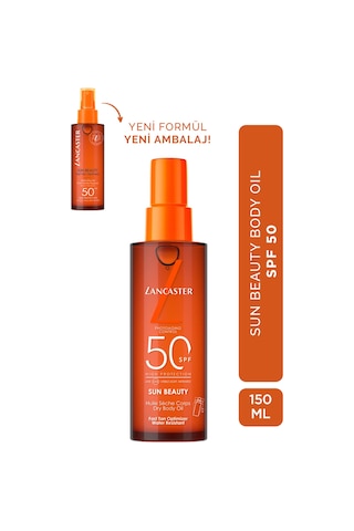 Sun Beauty Besleyici Işıltı Veren Koruyucu Vücut Güneş Yağı Spf 50 150 Ml