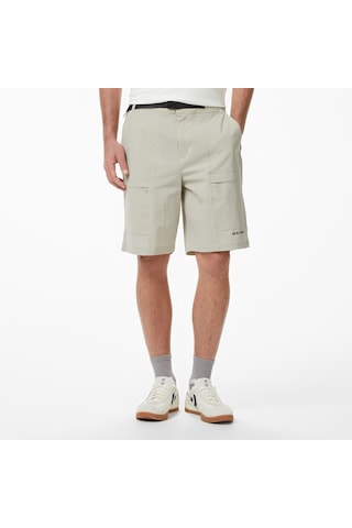 Unıted4 Slim Fit Erkek Krem Şort Ose