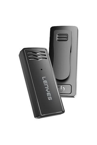 Kablosuz Yaka Mikrofonu Lenyes Lm202 3in1 Type-c&lightning&3,5mm Portlu Siyah