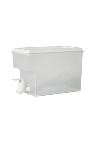 Hfambition Beyaz Musluklu Buzdolabı Su Sürahisi: Geniş Ağız, 3.5l Kapasite, Sızdırmaz Tasarım, Kolay Taşıma Ve Temizleme İmkanı Beyaz