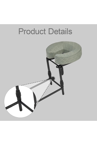 Cirraorive Yastık Masaj Yastığı Tutucusu Kafalık Bakım İçin Ergonomik Ayarlanabilir Baş Ve Yüz Konumlandırma, Masaj Yastığı