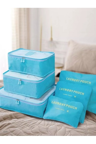 Lıtebag Valizdeki Eşya Ve Çarşafların Saklanması İçin Seyahat Düzenleyici 205353363 Açık Mavi