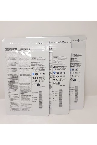 Tens Elektrod Pedi 5x10 Cm Kablolu 4lü Paket 3 Adet