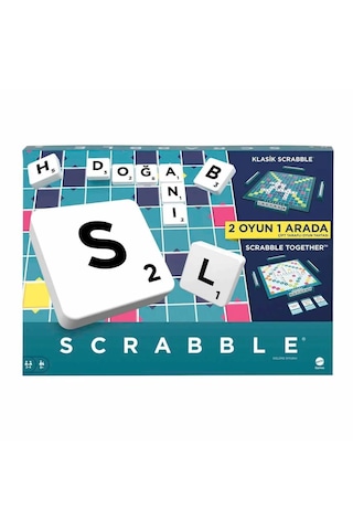 Mattel Games Scrabble İkisi Bir Arada Türkçe HXV98