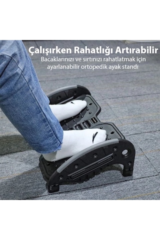 Ally Masa Altı Ayaklık Masa Altı Ayak Desteği Ortopedik Ayak Standı- 5775