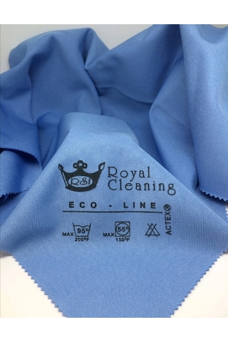 Royal Sales Ultra Mikrofiber Temizlik Cam Bezi Mavi 40 x 50 CM