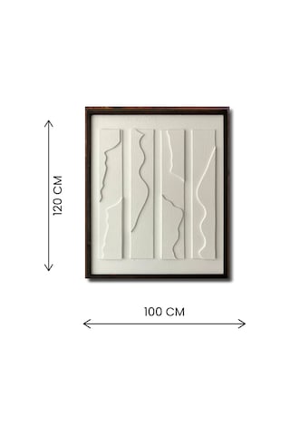 Dekoratif Minimal, 3d Kum Dokulu El Yapımı Soyut Tablo, Tabloda Yeni Boyut-57501