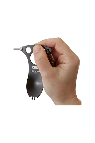 Crkt 9100k Eat N Tool Karabina Çok Fonksiyonlu Karabina Tornavida Lokma Açacak Çatal Kaşık