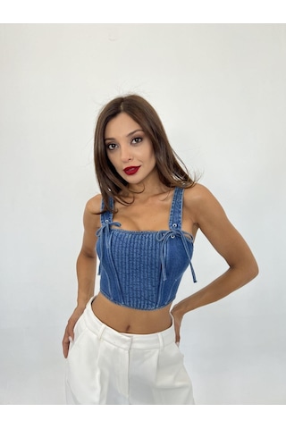Meleners 6987 Kot Bluz-mavi Mavi