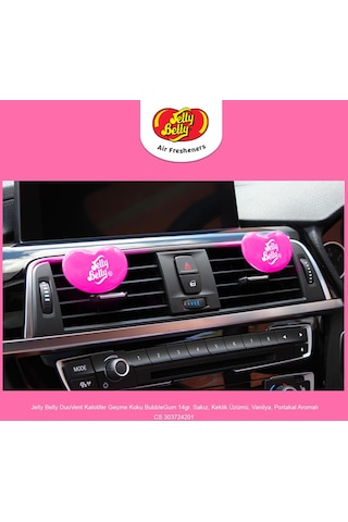 Jelly Belly Duovent Kalotifer Geçme Koku Bubblegum 14gr. Sakız, Keklik Üzümü, Vanilya, Portakal Arom