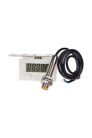 Novahub Endüstriyel Manyetik Sensörlü Dijital Sayıcı, 5 Haneli Lcd Ekran, Aa Pil İle Çalışan, Yüksek Hızlı Sayım Diğer