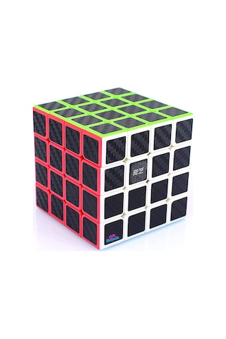 Qiyi Qiyuan S 4x4 Karbon Fiber Zeka Küpü Akıl Küpü Rübik Küp