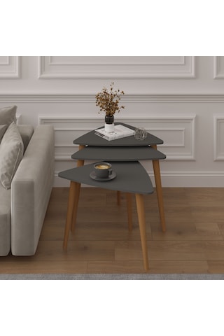 3 Lü Üçgen Zigon Sehpa Ahşap Ayaklı-sehpa02-antrasit