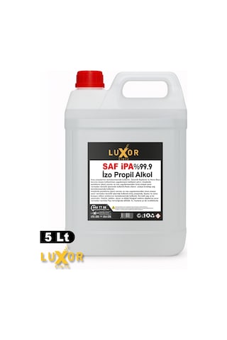 Luxor Kimya Saf İpa %99.9 İzopropil Alkol 5 L Luxor Kimya Saf İpa %99.9 İzopropil Alkol 5 L