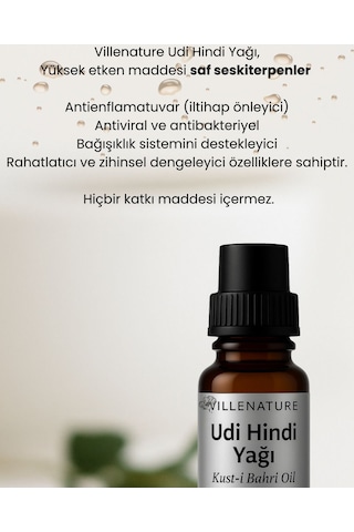 Villenature Udi Hindi Yağı Kust-i Bahri Oil Aquilaria Agallocha 20 Ml
