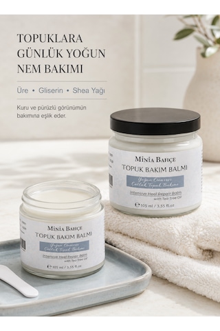 Minia Bahçe Topuk Bakım Balmı 100 Ml Üre Ve Shea Yağı İçeren Yoğun Ayak Bakımı