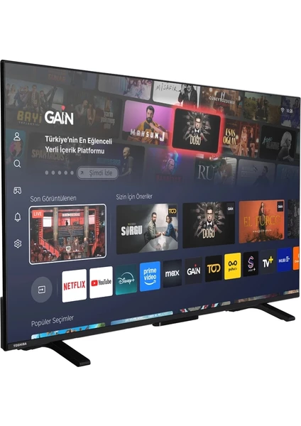 Toshiba 50UV1563DT 4K Ultra HD 50" 127 Ekran Uydu Alıcılı Smart LED TV