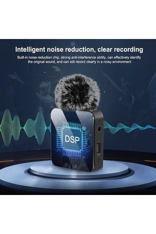 Ebitda Type-c Telefon Ve Alıcı İçin Kablosuz Yaka Mikrofonu, Siyah Type-c 2 Tx + 1 Rx Siyah