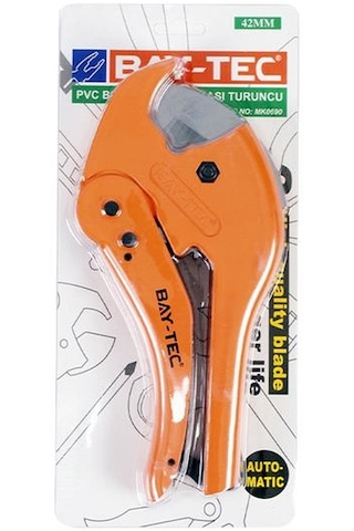 Pvc Boru Kesme Makası, Turuncu 42 Mm, Mk0690