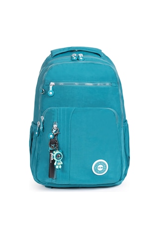 Modern Tarzda Su Geçirmez Krınkil Kumaş Okul Sırt Çantası Hafif, Konforlu Ve Fonksiyonel Tasarım - Mavi MAvi