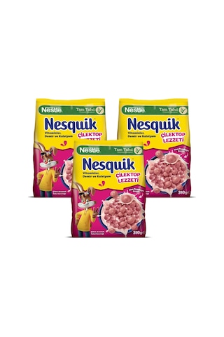 Nesquik Çilektop Lezzeti 310 Gr Mısır Gevreği X 3 Adet