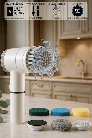 Mioji Mio Cb160 Yeni Nesil 2000mah Çok Amaçlı Temizlik Fırçası