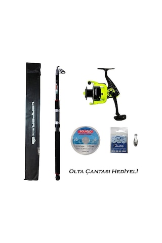 Carper 270 Olta Kamışı Sugar 5000 Olta Makinesi Misinalı Tam Takım Olta Seti