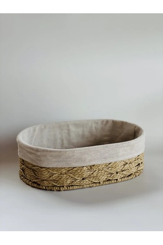 Kulıko Home Orta Boyutlu Örgü Depolama Sepeti 168377940 Bej