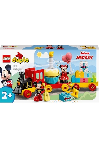 LEGO® DUPLO® Disney™ Mickey ve Minnie Doğum Günü Treni 10941 - 2+ Eğitici Oyuncak Seti (22 Pr)