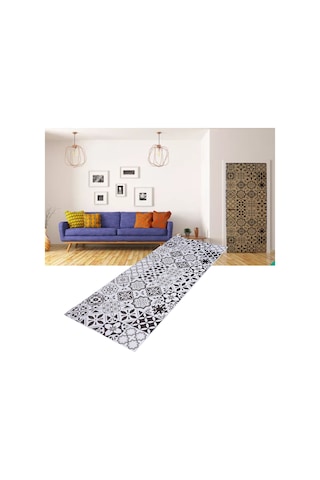 Hangfox 2 Adet 3d Dikey Kapı Sticker, Pvc Mat Dokulu, Otomatik Yapışkan, Su Geçirmez, Ev Dekorasyonu, 38.5x200 Cm Mt088 Diğer