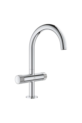 Grohe Atrio Private Collection Tek Delikli Lavabo Bataryası 1/2" L-Boyut - 21138000 Gümüş
