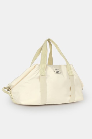 İcone Bag Icone Mat İçin Fermuar Kapamalı Yoga, Pilates, Fitness ,gym Spor Çantası Bej