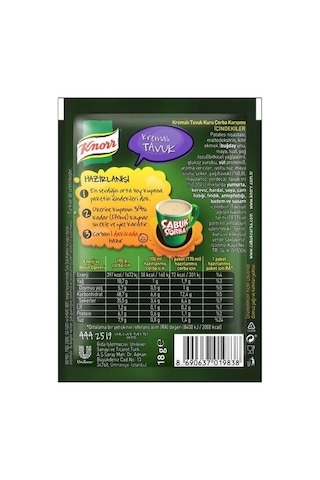 Çabuk Çorba Kremalı Tavuk- 18gr