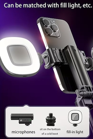 Bluetooth Kumandalı Magsafe Uyumlu 41cm Tripod Selfie Çubuğu Kı