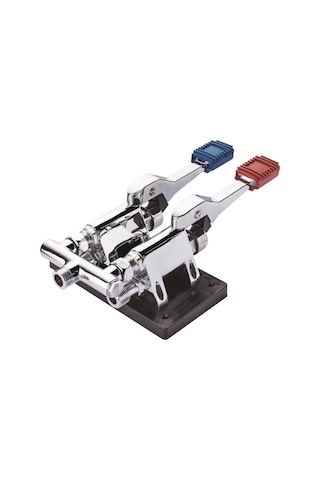 Topsan Çift Pedal Çift Su Armatür Sıcak Soğuk Pedal Musluk Krom Çok Renkli