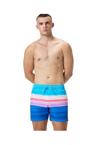 Speedo Print Redondo Edge Volley Erkek Şort Mayo Çok Renkli