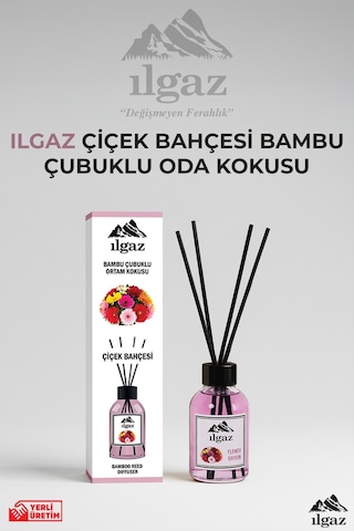 Ilgaz Oda Kokusu Bambu Çubuklu Çiçek Bahçesi 110 ML
