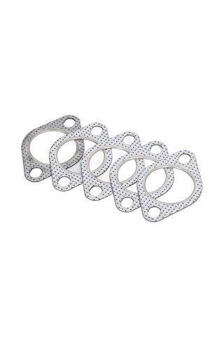 Hombey 5 Adet 2 İnç Alüminyum Folyo Exhaust Flange Gasket - Turbo, Manifold, Boru Uçları İçin Yüksek Sıcaklık Dayanıklı, Ekolik Montaj