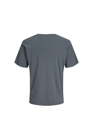 Jack & Jones Erkek Gögüs Baskili Bisiklet Yaka Tisört - Tom - 12298418 Turbulence