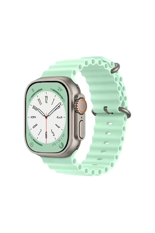 Zenviaat Newface Apple Watch Uyumlu38mm Ocean Kordon - Açık Yeşil Znv2027