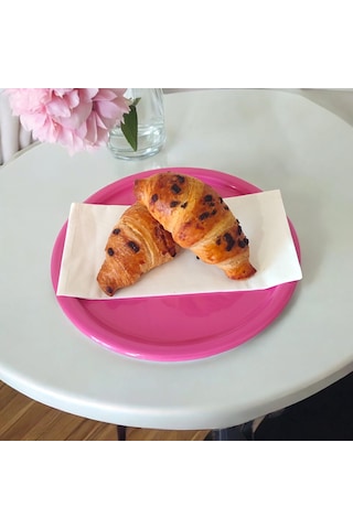 Metal Tepsi Metal Tabak 6 Adet Yuvarlak Çay Ve Kahve Sunum Tepsis