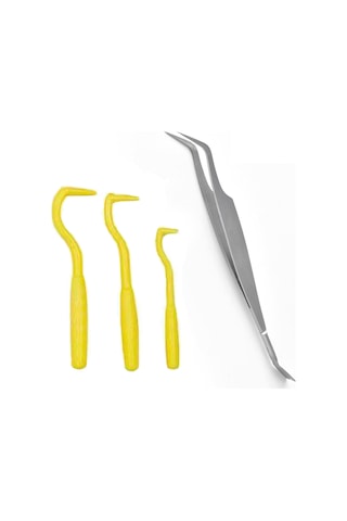 Hangfox Evcil Hayvan İçin Çelik+plastik Kenevir Çıkarıcı Seti - 3 Farklı Boyutlu Çekiç + 2 Uçlu Pinçer İle Kenevir Ve Bitler Tamamen Temizlenir