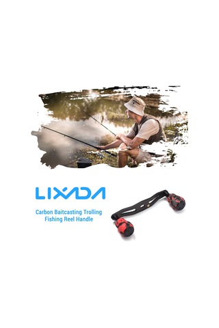 Lıxada Karbon Baitcasting Trolling Makarası Kolu Sol Y28024r Kamuflaj Kırmızı