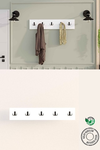 Decormet 5li Askılık Beyaz Diğer